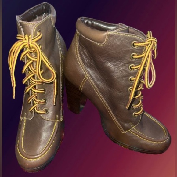 Colin Stuart leather ankle boots Wmns sz 8 - Picture 2 of 8